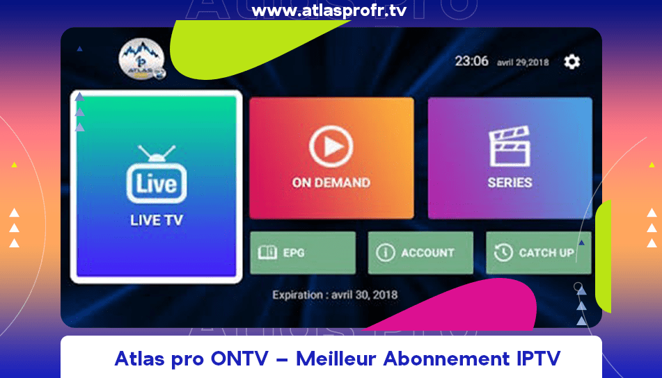 Atlas pro ONTV – Meilleur Abonnement IPTV